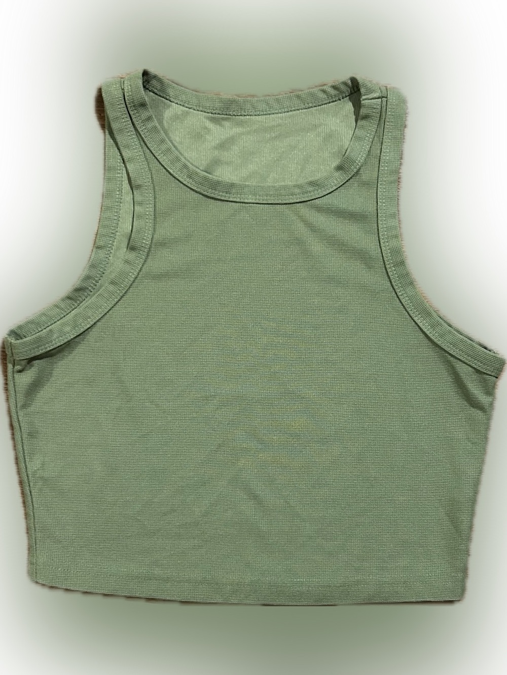 SHEIN size Small Green Sleeveless Crop Tank